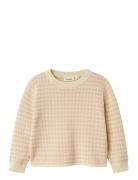 Nmfnadie Ls Loose Knit Lil Tops Knitwear Pullovers Pink Lil'Atelier