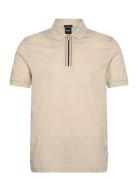 H-Paras 65 Designers Polos Short-sleeved Beige BOSS