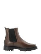 Biagina Chelsea Boot Smooth Leather Støvlet Chelsea Boot Brown Bianco
