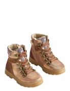 Bootie Toni Sport Tex Vinterstøvler Med Snøre Pink Wheat
