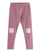 Leggings Med Föret Innside Bottoms Leggings Pink Lindex