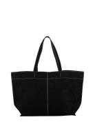 Suede Aubrey Bag Shopper Taske Black Becksöndergaard