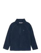 Fleece Pulli Tops Sweatshirts & Hoodies Sweatshirts Navy Color Kids