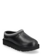 W Tasman Lthr Regen Shoes Mules & Slip-ins Flat Mules Black UGG
