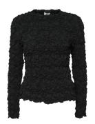 Yasmera Ls Top Noos Tops Blouses Long-sleeved Black YAS