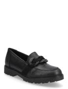 45566 Shoes Flat Loafers Black Rieker