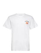 Croissant T-Shirt Tops T-Kortærmet Skjorte White Clean Cut Copenhagen