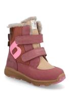 Bisgaard Spencer Tex Vinterstøvler Med Burrebånd Pink Bisgaard