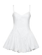 Lissett Poplin Mini Dress Kort Kjole White Bardot