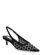 Kari-Mr Shoes Sling Backs Heeled Slingbacks Black Steve Madden