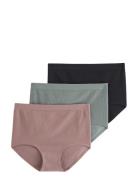 Brief Sally High Seam 3 Pack Trusser, Tanga Briefs Multi/patterned Lin...