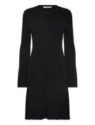 Antaligz Wool Short Dress Noos Kort Kjole Black Gestuz