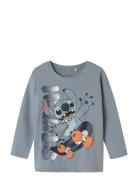 Nmmadri Stitch Ls Nreg Top Box Wdi Tops T-shirts Long-sleeved T-Skjort...