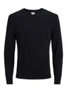 Jjebasic Knit V-Neck Noos Tops Knitwear V-necks Black Jack & J S