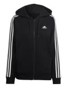 W 3S Ft Fz R Hd Sport Sweatshirts & Hoodies Hoodies Black Adidas Sport...