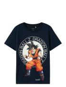 Nkmjes Dragon Nreg Ss Top Box Noos Vde Tops T-Kortærmet Skjorte Navy N...