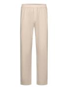 Sdliam Elas. Bottoms Trousers Casual Cream Solid