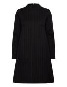 Bernadette Stripe Dress Kort Kjole Black Jumperfabriken