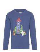 Muminhuset Tröja Tops T-shirts Long-sleeved T-Skjorte Blue MUMIN