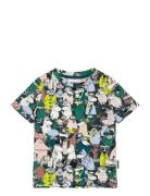 Klassträff T-Shirt Tops T-Kortærmet Skjorte Green MUMIN