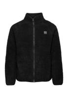 Langli Pile Jacket Tops Sweatshirts & Hoodies Fleeces & Midlayers Blac...