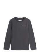 Mini Corp T-Shirt Ls Tops T-shirts Long-sleeved T-Skjorte Grey Tommy H...