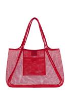 Mesh Shopper Bag Shopper Taske Pink Mango