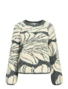 Objjuline L/S Re Knit Pullover 140 Tops Knitwear Jumpers Grey Object