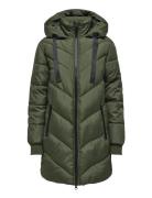 Jdyskylar Life Hood Jacket Otw Noos Foret Jakke Green JDY