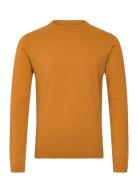 100% Recycle Knit Round Neck Tops Knitwear Round Necks Orange Lindberg...