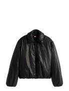 Tjw Oiled Padded Jacket Ext Foret Jakke Black Tommy Jeans