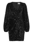 Teagan Sh Dress Kort Kjole Black Noella