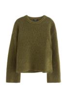 Sweater Edda Mohair Blend Tops Knitwear Jumpers Khaki Green Lindex