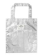 Sacky Metallic Atoma Bag Shopper Taske Silver Mads Nørgaard