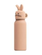 Falk Water Bottle W Rabbit Lid 350 Ml Home Meal Time Pink Liewood