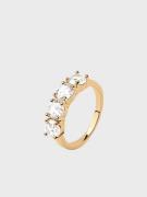 Muli Collection - Ringe - Guld - Quatro Zirconia Ring - Smykker