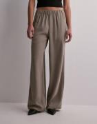 Selected Femme - Beige - Slftinni-Relaxed Mw Wide Pant N Noo