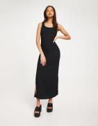 Pieces - Sort - Pcluna Sl Maxi Dress Sa Bc