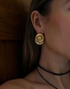 Muli Collection - Guld - Swirl Earrings