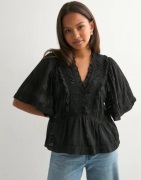 Neo Noir - Sort - Evienne S Voile Top