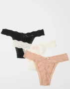 Hunkemöller - Mønstret - 3-Pack Madison Ulv String