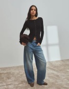 Nelly - Sort - Front Button LS Top