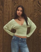 Nelly - Grøn - Soft Plunge LS Top