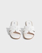 Nelly - Hvid - Slip In Sandal
