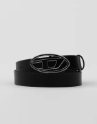 Diesel - Sort - Oval D Logo B-1DR 25 belt