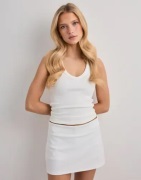 Nelly - Hvid - Mini Shorts Skirt