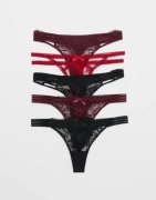 Hunkemöller - Mønstret - Fashion String 5-Pack