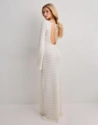 Nelly - Hvid - Crochet Maxi Dress
