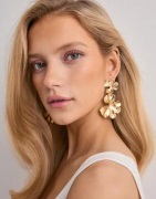 Pieces - Guld - Pcrina D Earring 2-Pack