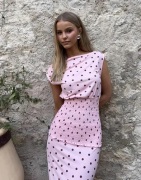 Nelly - Mønstret - Cute Sheer Smock Top